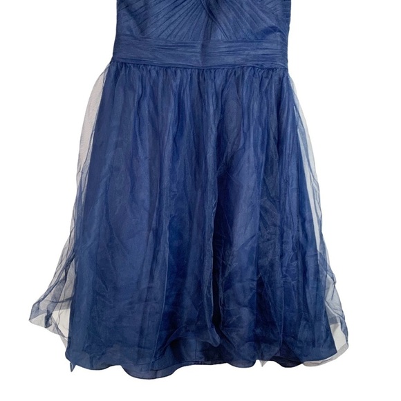 David’s Bridal Marine Strapless Bridesmaid Dress Size 10 - Picture 7 of 17